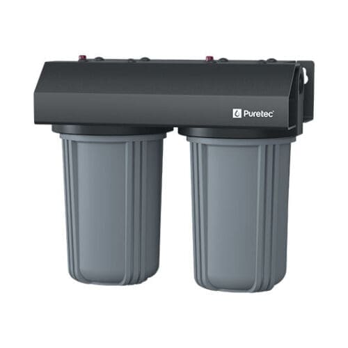 Puretec WH2-30 Whole House Dual System, 10" Maxiplus, 1” Connection