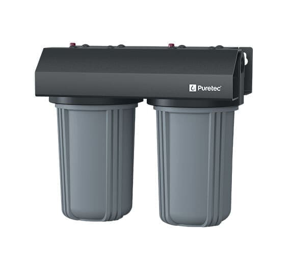 Puretec WH2-30 Whole House Dual System, 10" Maxiplus, 1” Connection Puretec WH2-30 Whole House Dual System, 10" Maxiplus, 1” Connection