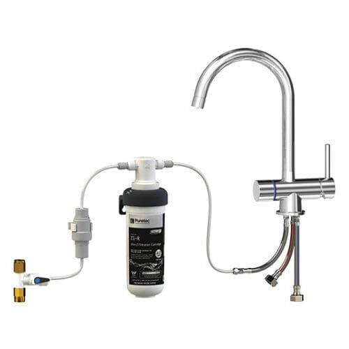 Puretec Z1-T4 Quick-Twist Ultra Z Filter With Tripla T4 Led Mixer Tap