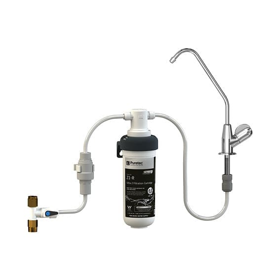 Puretec Z12 Quick-Twist Filter System With Long Reach Faucet 5.5 Lpm Puretec Z12 Quick-Twist Filter System With Long Reach Faucet 5.5 Lpm