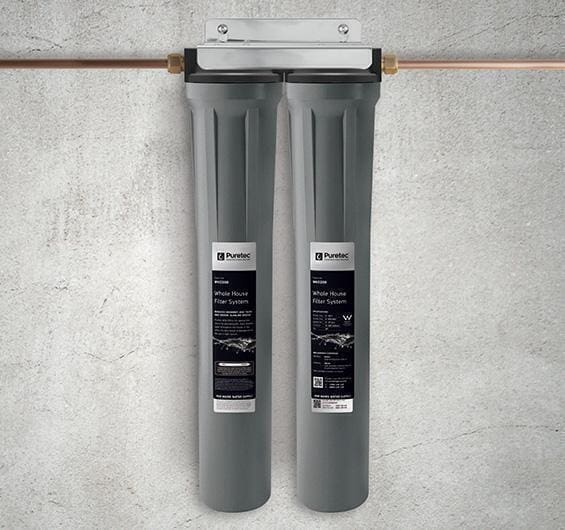 Puretec WH2200 Whole House Slimline Twin System, 20 Inch Puretec WH2200 Whole House Slimline Twin System, 20 Inch