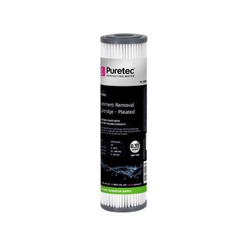 Puretec Pleated Sediment Cartridge 10 Inch .35 Micron PL9351