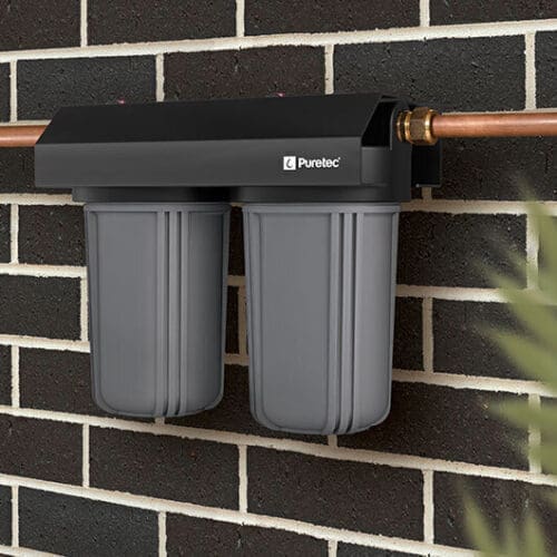 Puretec EM2-60 Dual Filtration System, 10", 60 Lpm, 1” Connection