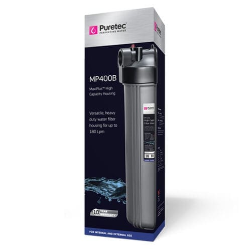 Puretec MP400B Maxiplus™ Filter Housing, 20 Inch, Grey, 1 1/2" Connection