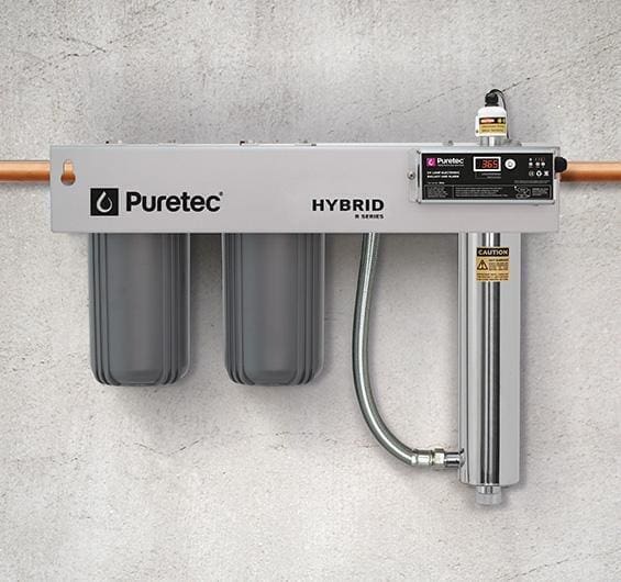 Puretec Hybrid R1 Dual Stage Filtration Plus UV Protection 10" - 75 Lpm Puretec Hybrid R1 Dual Stage Filtration Plus UV Protection 10" - 75 Lpm