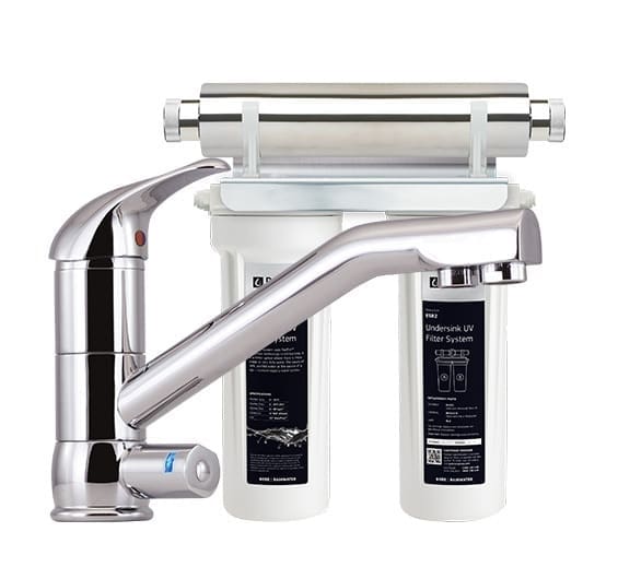 Puretec Tripla T2 Faucet With Filter & UV Technology, 1 Micron ESR2-T2 Puretec Tripla T2 Faucet With Filter & UV Technology, 1 Micron ESR2-T2