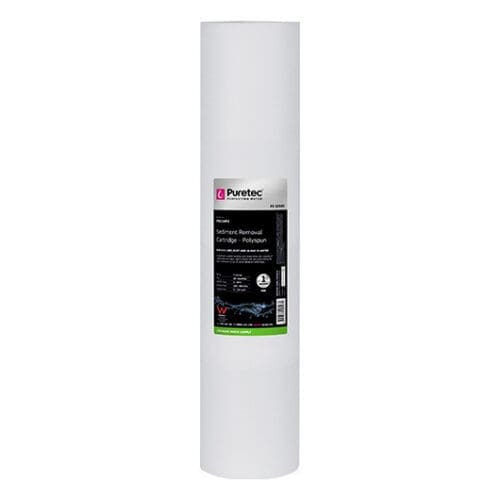 Puretec Px01Mp2 Polyspun Sediment Cartridge, 20" Mp, 1 Micron
