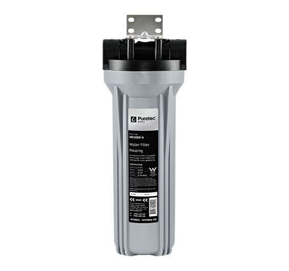 Puretec Hd1020-K Filter Housing Kit, 10", Silver W/ Black Head, 3/4" Connection Puretec Hd1020-K Filter Housing Kit, 10", Silver W/ Black Head, 3/4" Connection
