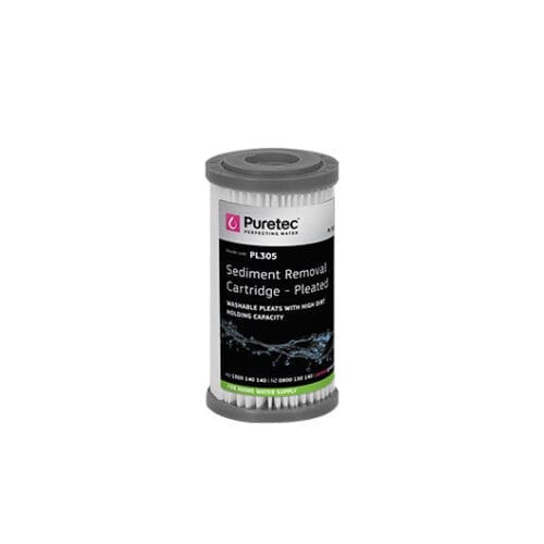 Puretec Pl305 Pleated Sediment Cartridge, 5 Inch, 30 Micron