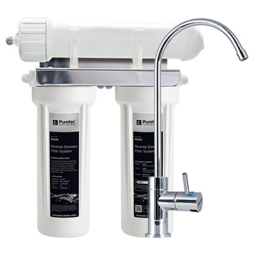 Puretec Ro270 High Loop Designer Faucet With Reverse Osmosis Dual Filter