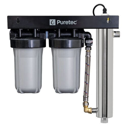 Puretec Wu-UV150 Whole House UV &  Filtration System, 60 Lpm With Reversible Mounting Frame