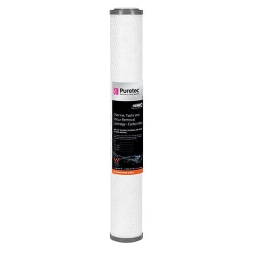 Puretec CB102 Carbon Block Cartridge, 20 Inch, 10 Micron