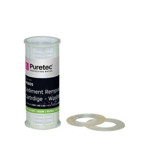 Puretec WS605 Washable Screen Sediment removal Cartridge, 5", 250 Micron