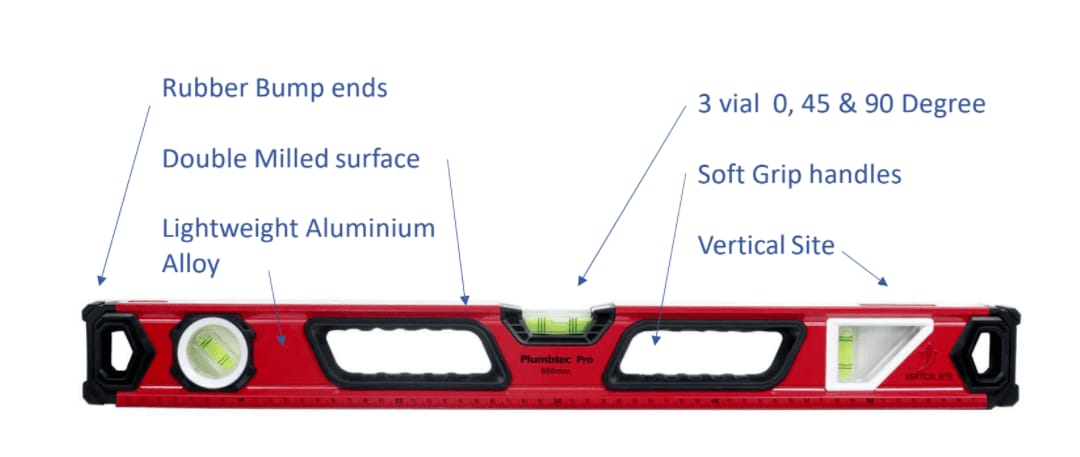 Plumbtec 600mm Spirit Level Plumbtec 600mm Spirit Level
