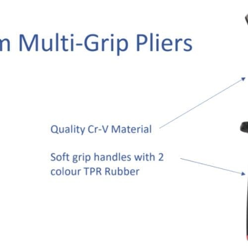 Plumbtec 250mm MultiGrips