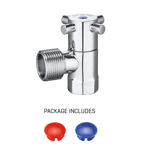 Washing Machine Tap 1/4 Turn Chrome (ea)