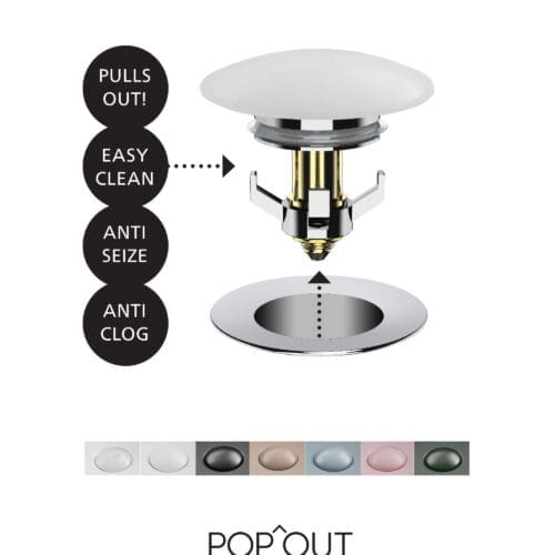 Seima Ceramic Pop-Out Basin Waste