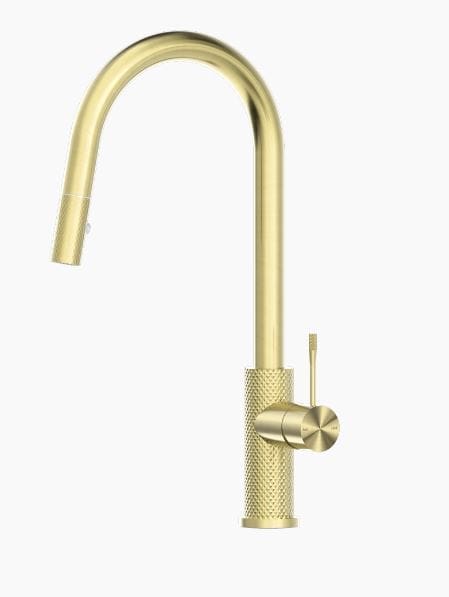 Nero Opal Sink Mixer Brushed Gold Nero Opal Sink Mixer Brushed Gold