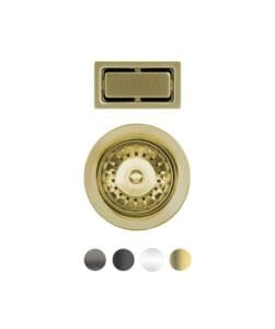 Seima Arqstone Oros Coloured Sink Wastes Single Bowl Arqstone Oros sink