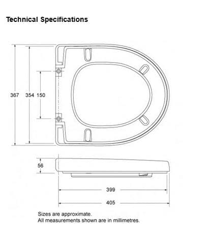Kohler Panache Toilet Seat spec Kohler Panache Toilet Seat spec