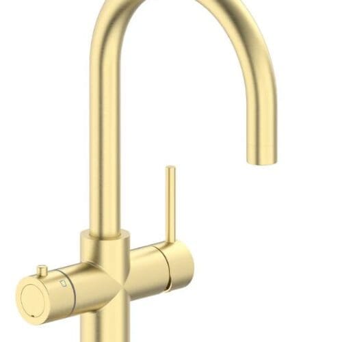 Peppy Taps 4-in-1 boiling-ambient brushed brass gold
