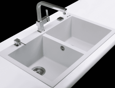 Artusi Granitek double bowl sink - hero