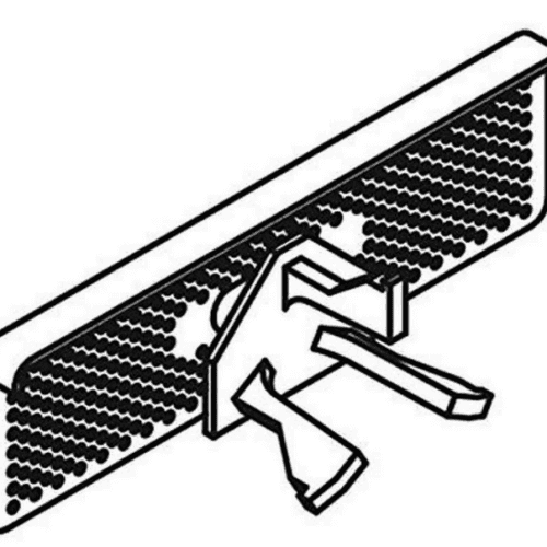 Kohler rectangular Overflow Cover
